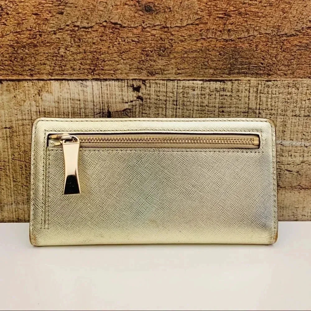 Kate Spade Metallic Wallet - Picture 4 of 5